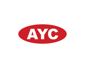 AYC logo design vector template