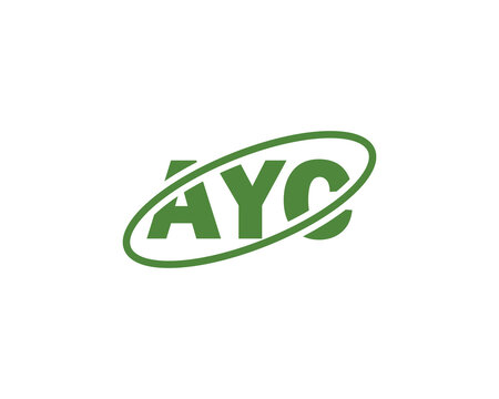 AYC logo design vector template