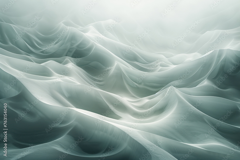 Poster blue abstract surreal background with ice waves. background image. created with generative ai techno