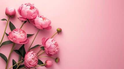 Mother's Day concept, top view photo of heart-shaped chocolates