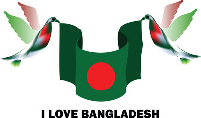 bangladesh flag design with payra 