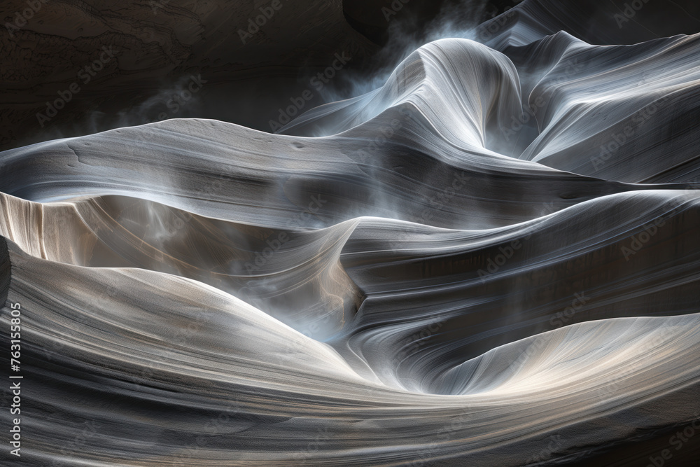 Poster abstract background with waves. background image. created with generative ai technology.