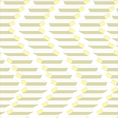 Light Yellow Retro Geometric Seamless Pattern / easy to change all color 