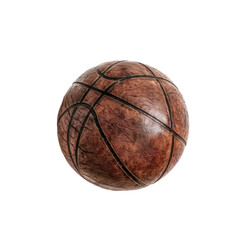 Basketball isolated on transparent background