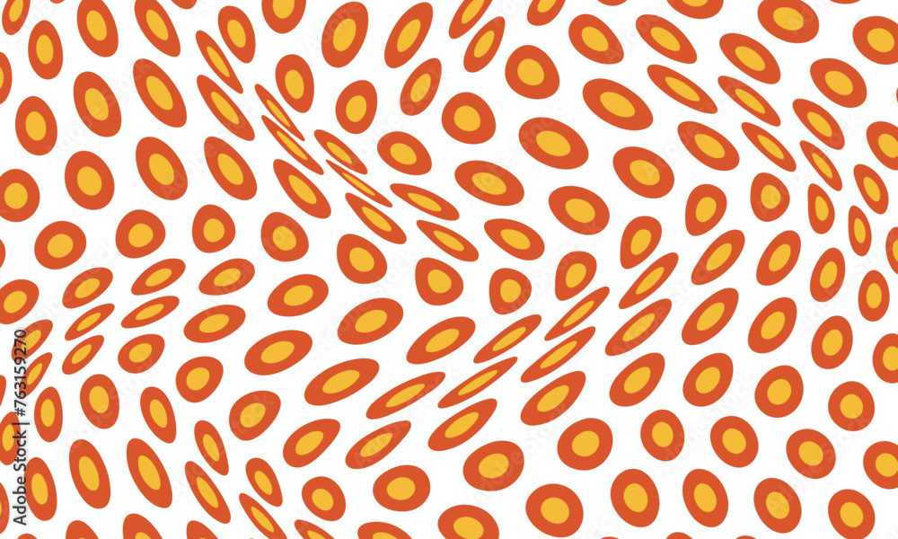 Poster abstract geometric dot pattern art vector illustration.