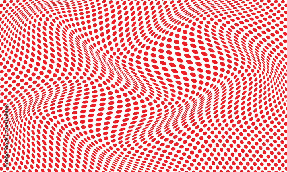 Poster abstract geometric dot pattern art vector illustration.