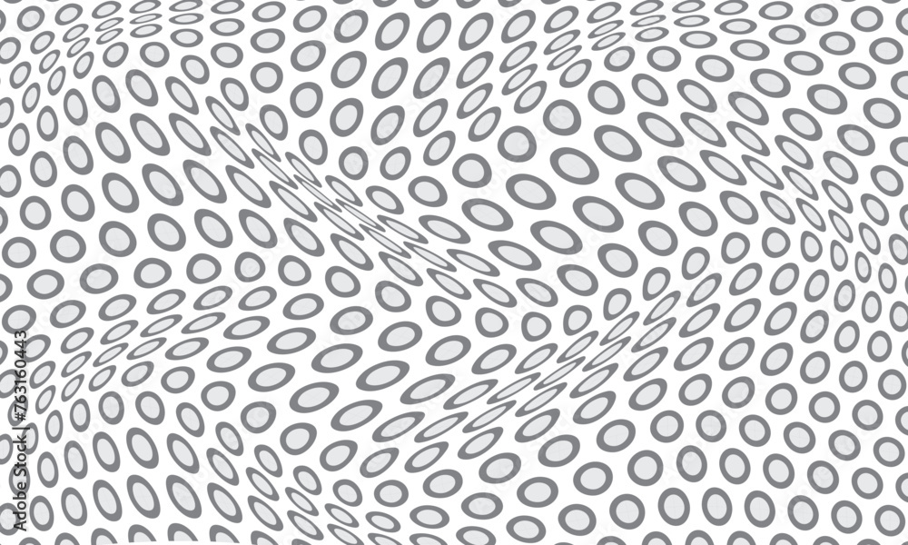 Poster abstract geometric dot pattern art vector illustration.