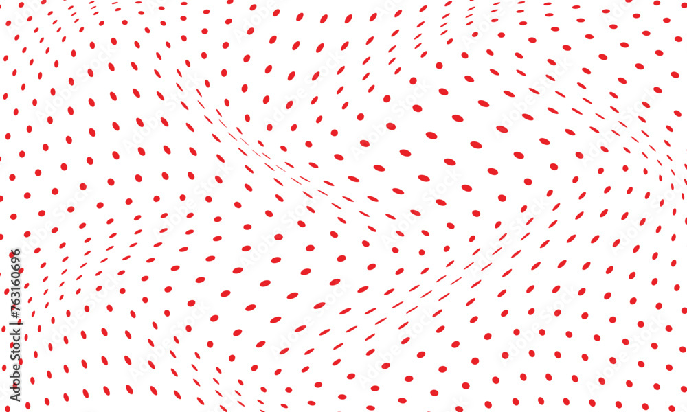 Poster abstract geometric dot pattern art vector illustration.