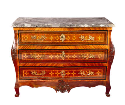 beautiful classic dresser isolated on white. - Powered by Adobe