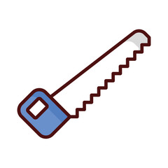 Saw icon editable stock vector illustration