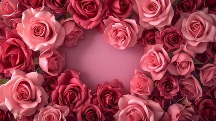 Obraz premium Rose flower background valentine's day, happy mother's day, women's day, happy father's day, happy weeding, happy anniversary, mother's day, father, s day card