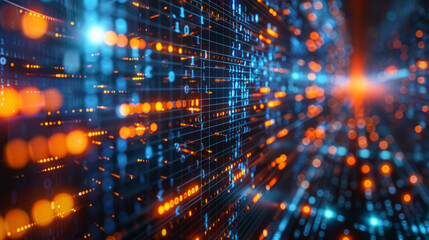 Obraz premium Digital analytics data visualization. Big data. Network connection. Artificial intelligence technology. Digital tech. 