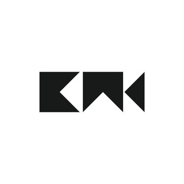 KW media video camera logo design template