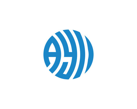 AYI logo design vector template