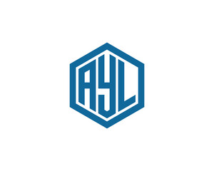 AYL Logo design vector template