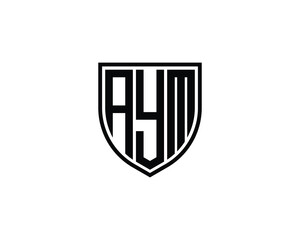 AYM Logo design vector template