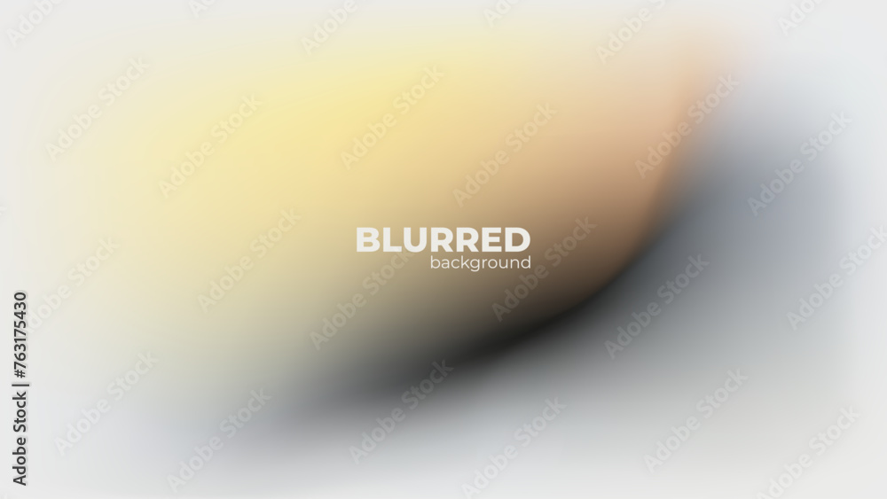 Leinwandbilder Abstract blurred background with soft color gradients for creative graphic design. Vector illustration.	