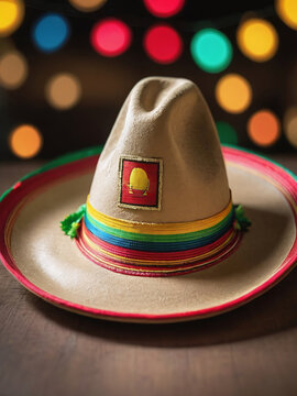 Photograph Of Happy Cinco De Mayo Mexican Hat