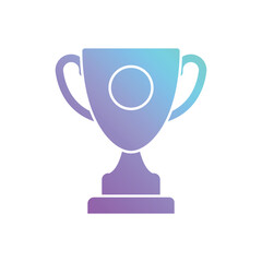 Line gradient Achievement vector icon