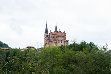 Fototapeta na wymiar Basilica of Covadonga. Asturias - Spain