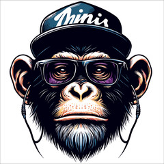 APES GANGSTER VECTOR ART