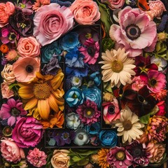 number one on a floral background.