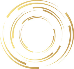 Circular speed lines. Design element for technology