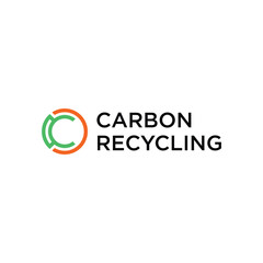 modern letter C recycling logo design