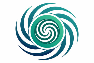 spiral logo  white background