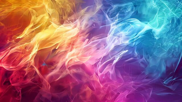 abstract background with colored smoke, computer generated abstract background