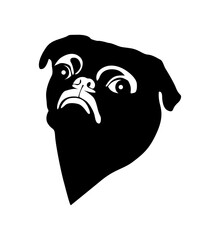 face of a dog icon, Animal Face Icon, Icon, Animal Logo, Dog Logo