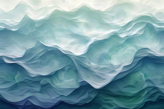 The image is a blue and white wave with a lot of detail