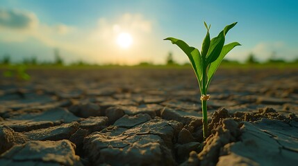Climate change from drought to green growth