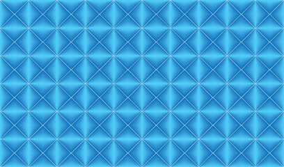 Illustration wallpaper, pattern layer of blue in square background.