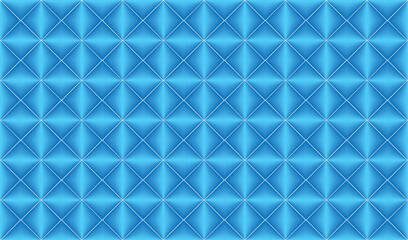Illustration wallpaper, pattern layer of blue in square background.