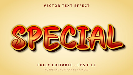 3d Gradient Special Editable Text Effect Design Template