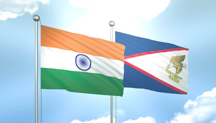 India and Samao Flag Together A Concept of Relations