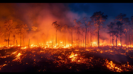 Forest Fires Caused by Climate Change