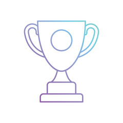 Line gradient Achievement vector icon