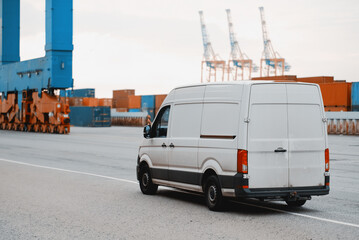 Provision Supply Stores Delivery By Cargo Van Bus In The Trade Port Directly To The Customer.
