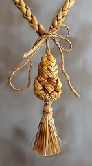 Fototapeta premium antique straw amulet.