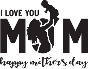 Mother's day greeting background with flower
