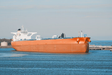 VLCC Very Large Crude Oil Carrier Tanker Ship Vessel Designated For Fossil Liquid Cargo Transportation	