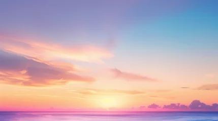 Foto op Canvas blurred gradient background sunset sky © ananda
