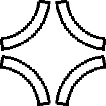 recommend clip art: Pixel line creative design digital. Element 8 bit retro