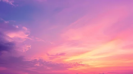 Crédence de cuisine en verre imprimé Rose  blurred gradient background sunset sky