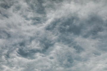Dangerous summer storm clouds. Concept bad weather.