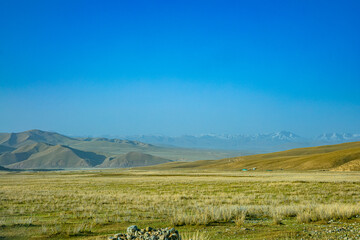 Aba Qiang and Tibetan Autonomous Prefecture, Sichuan Province - mountains and grassland scenery...