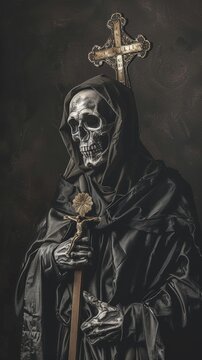 a person wearing a skeleton garment