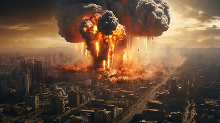 atomic bomb in the city